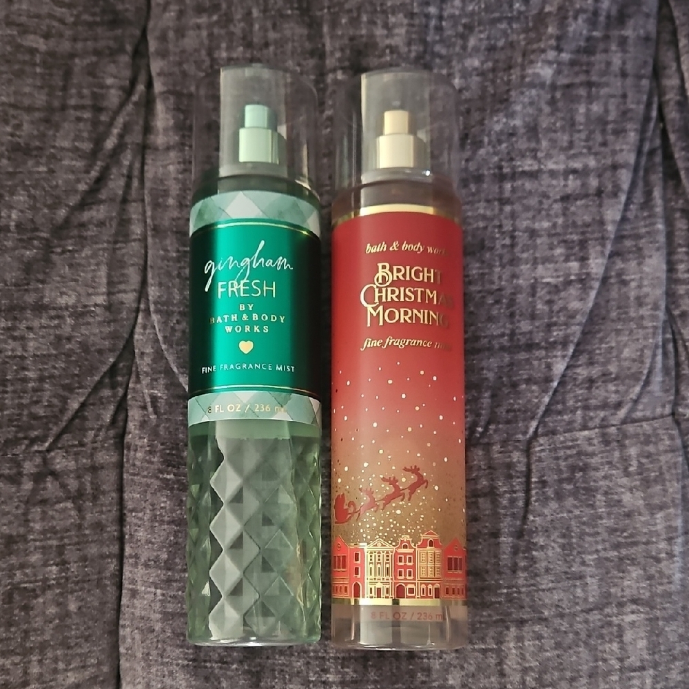 Bath & Body Works Green and Red Body Wash Set